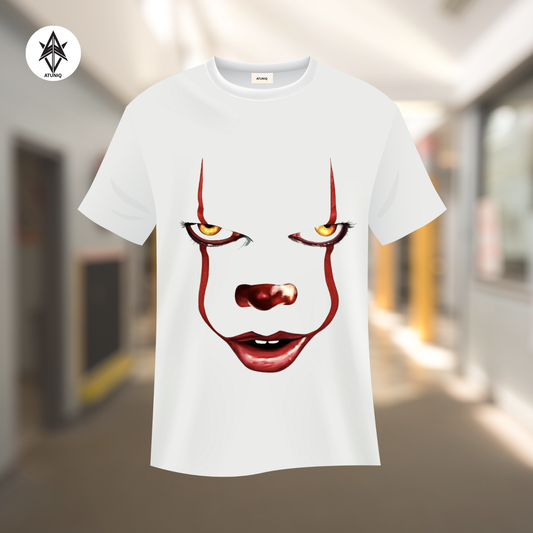 ATUNIQ Men's Classic White Cotton T-Shirt | Crisp DTF Graphic Tee | Half Sleeves Essential