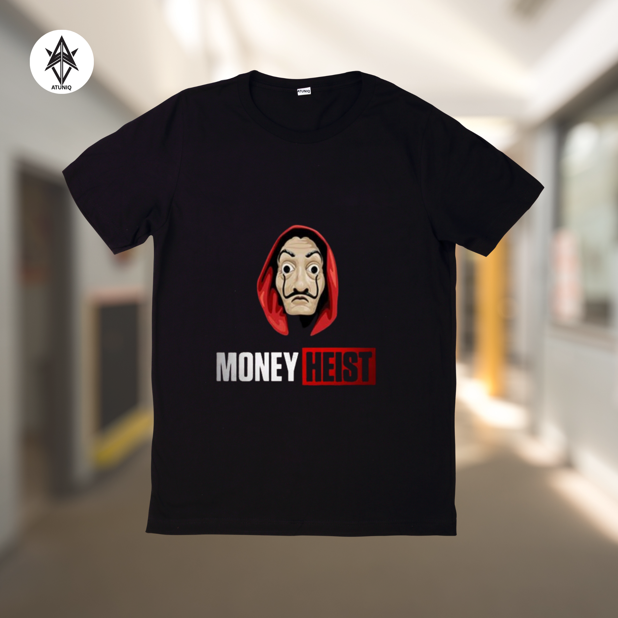 Men's Black T-Shirt, Premium DTF Graphic Tee