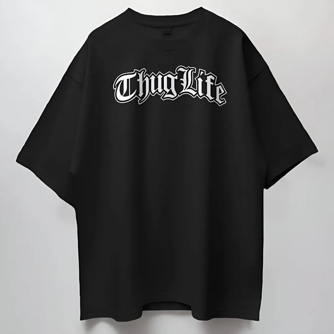 Men's Black T-Shirt, Premium DTF Graphic Tee