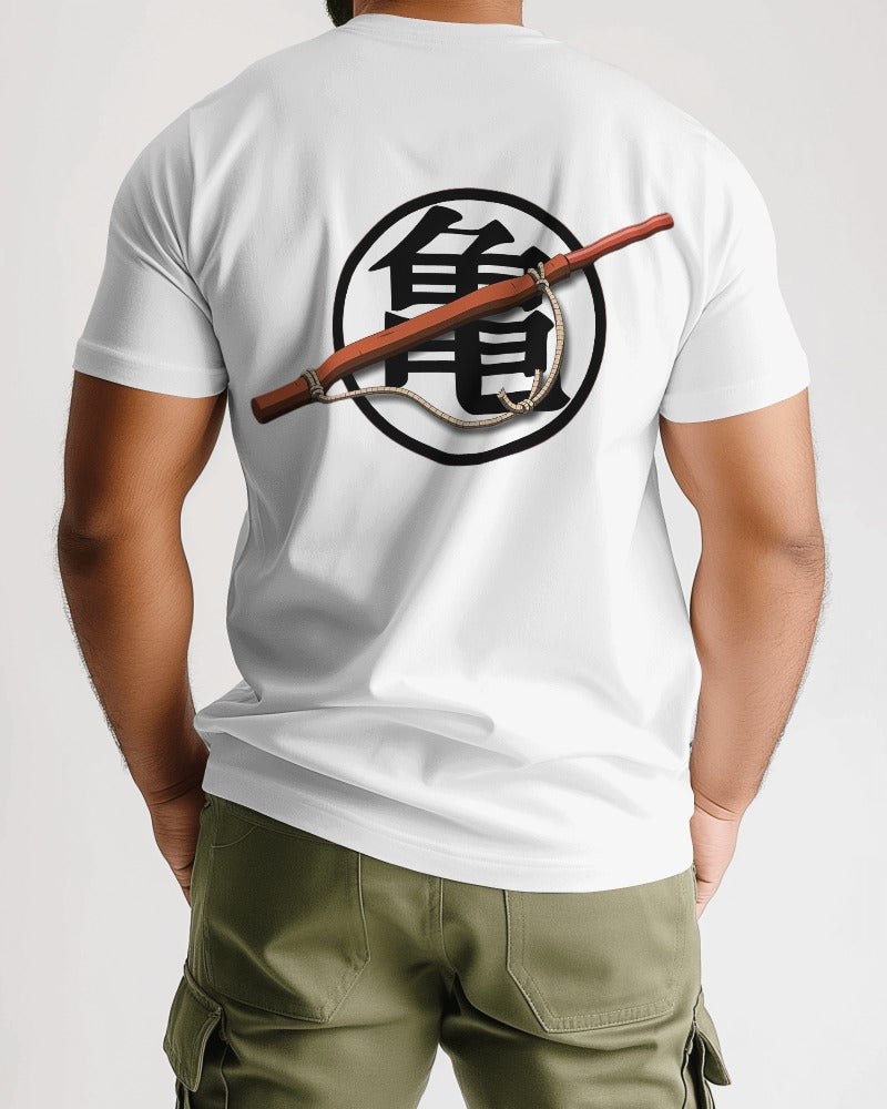 Men's Black & White T-Shirt, Graphic Tee