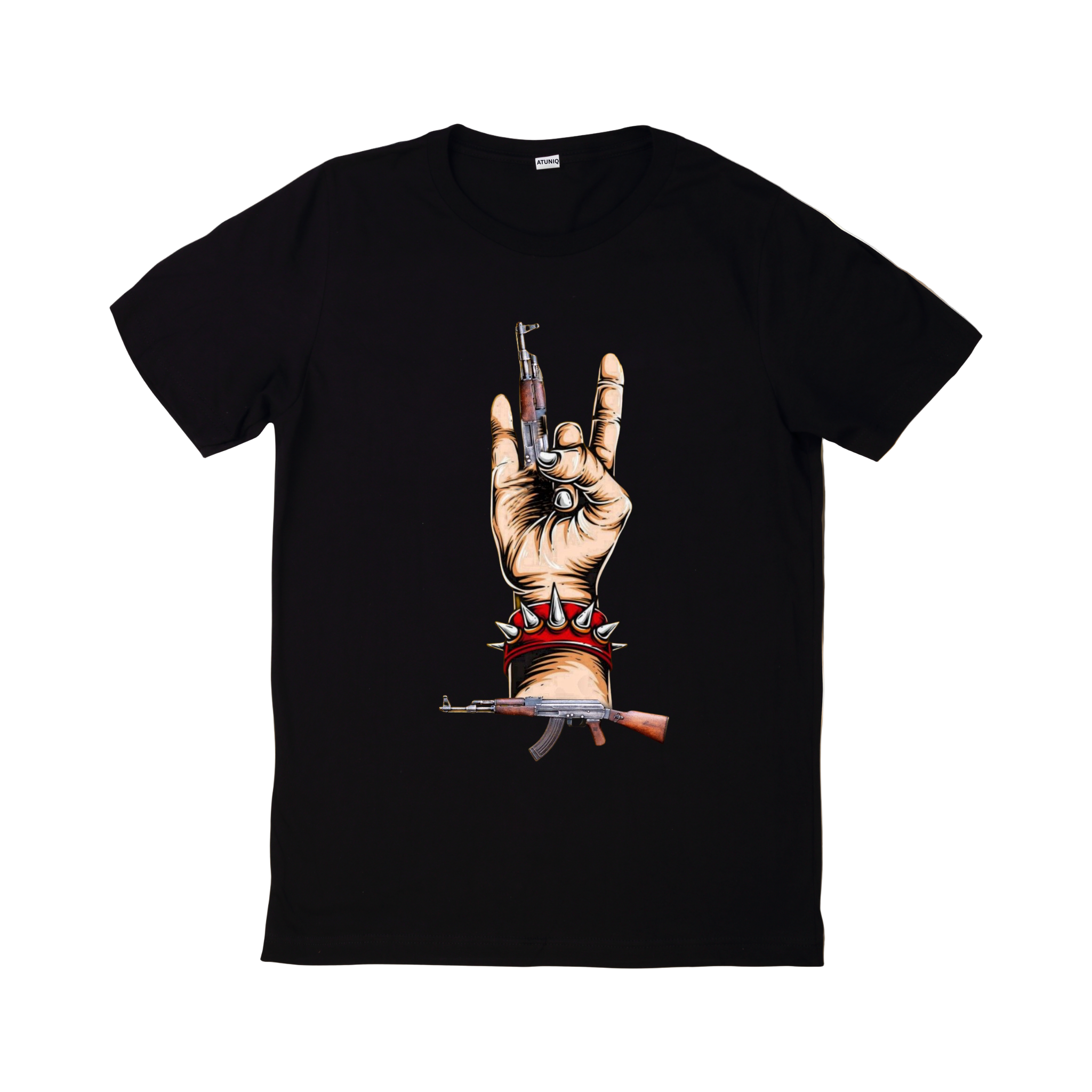 Men's Black T-Shirt, Premium DTF Graphic Tee