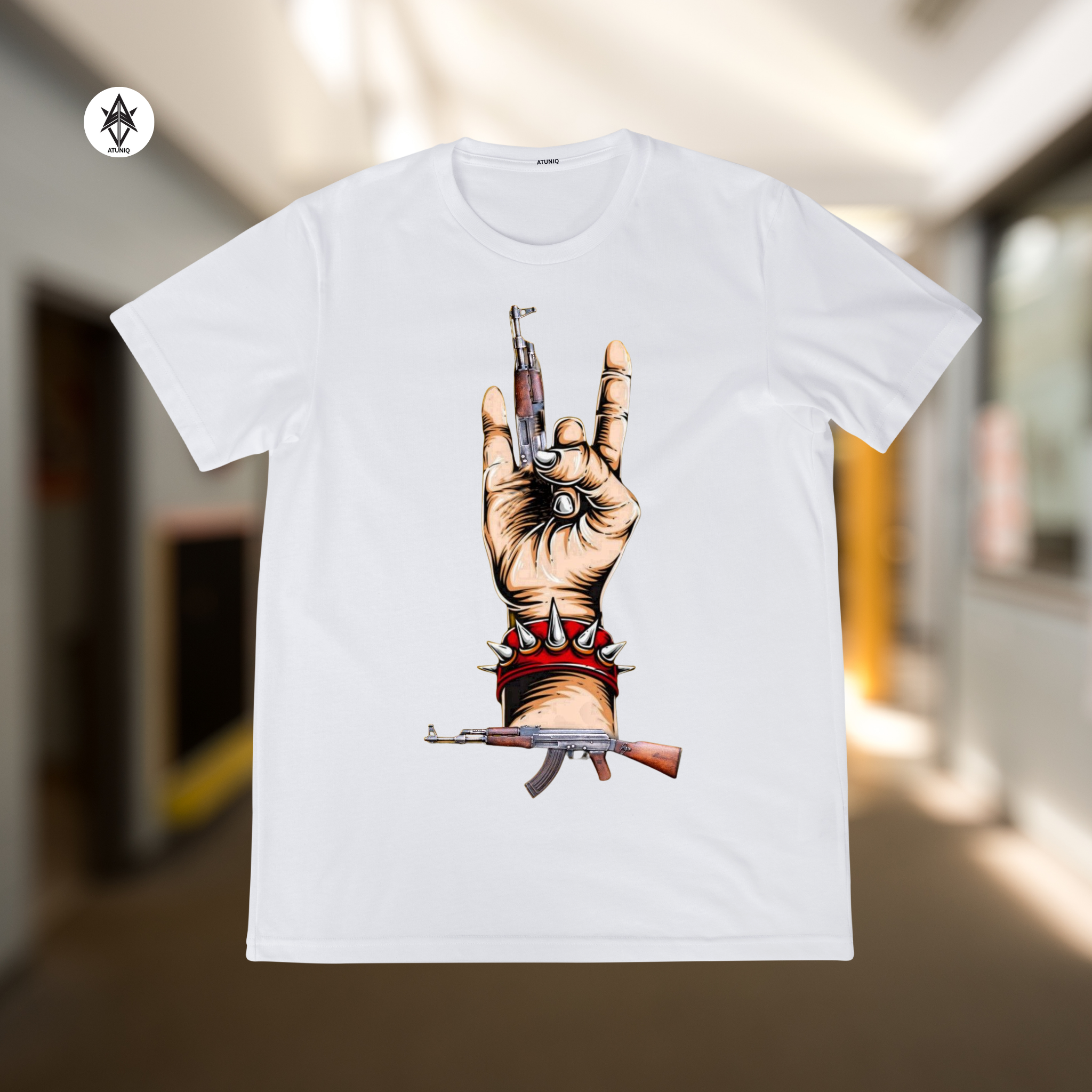 Men's White T-Shirt, Premium DTF Graphic Tee