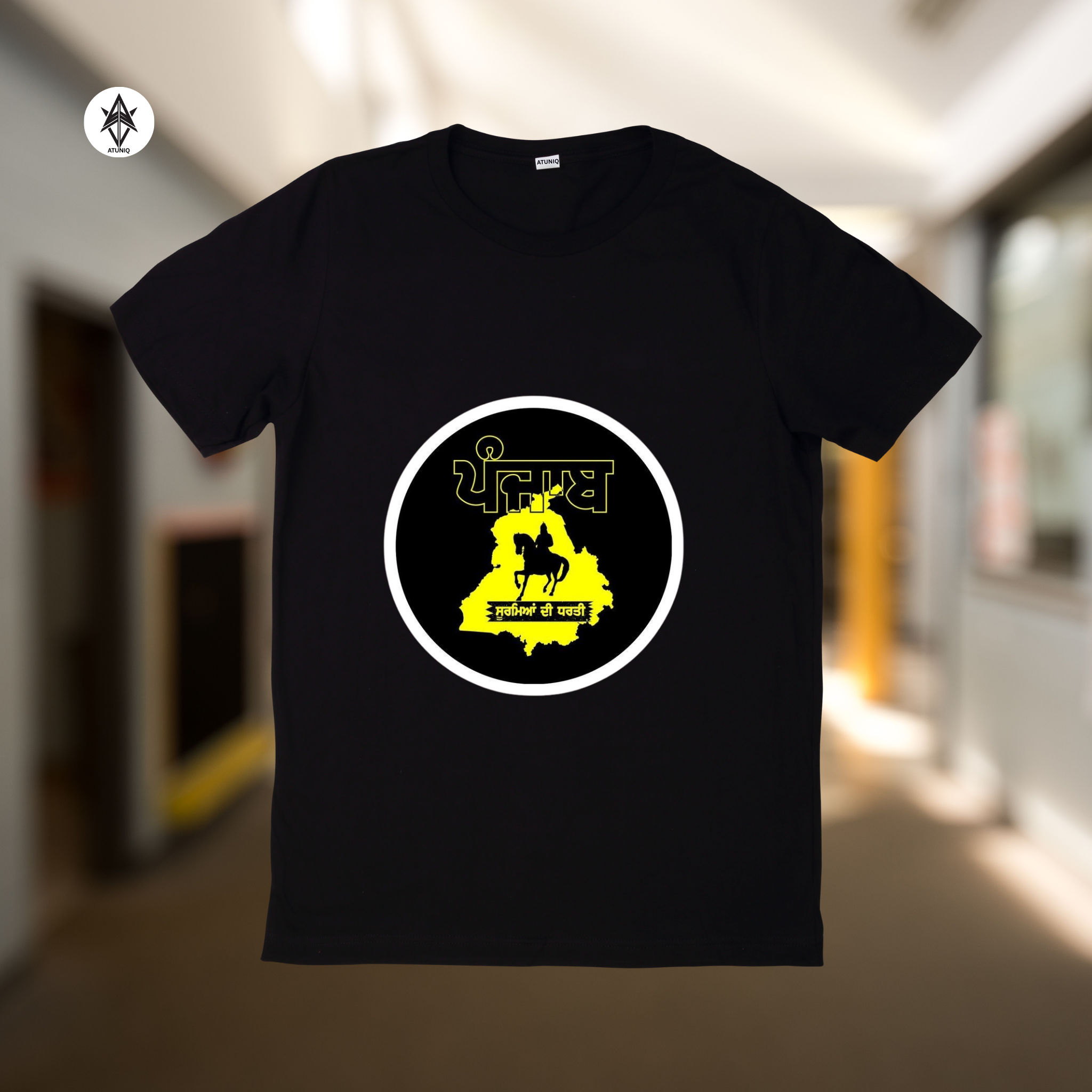 Men's Black T-Shirt, Premium DTF Graphic Tee